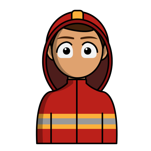 pompiere Generic Outline Color icona
