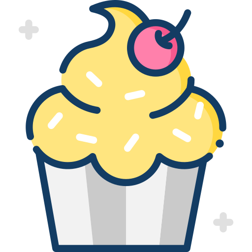 cupcake SBTS2018 Lineal Color icona