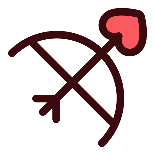 Cupid bow Generic Outline Color icon