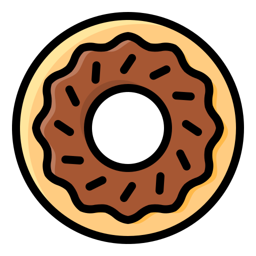 donut Generic Outline Color Icône