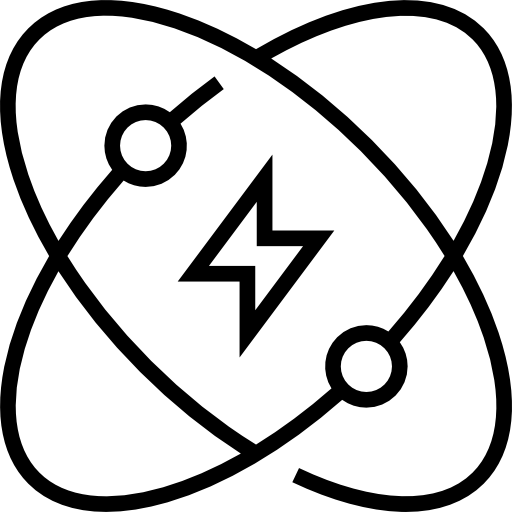atómico Detailed Straight Lineal icono