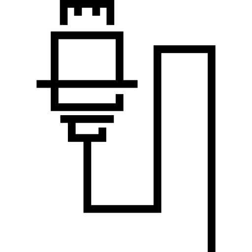 kabel usb Detailed Straight Lineal ikona