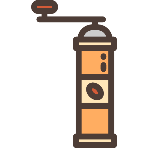 Coffee grinder Detailed Rounded Lineal color icon