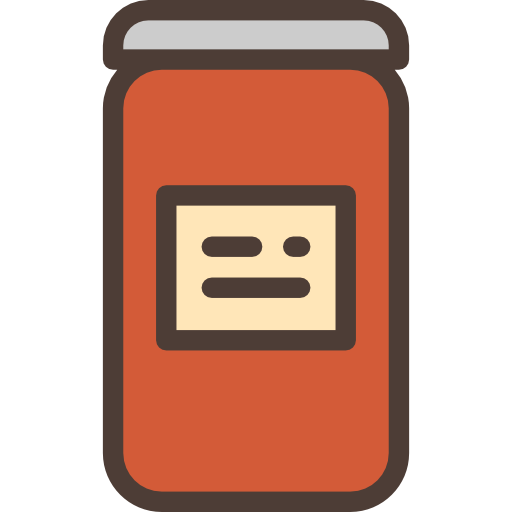 Jar Detailed Rounded Lineal color icon