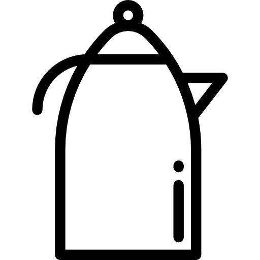 czajnik Detailed Rounded Lineal ikona
