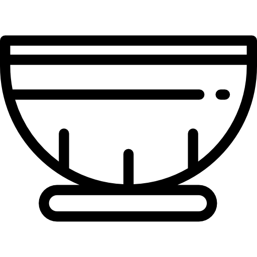 그릇 Detailed Rounded Lineal icon