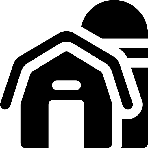 scheune Basic Rounded Filled icon