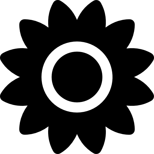 Sunflower Basic Rounded Filled icon