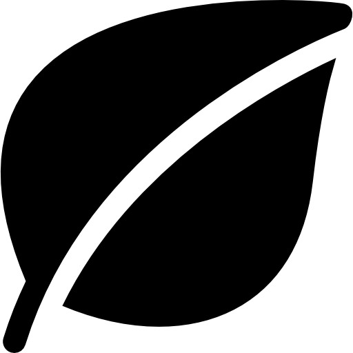 Leaf Basic Rounded Filled icon