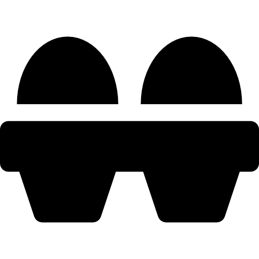 Eggs Basic Rounded Filled icon