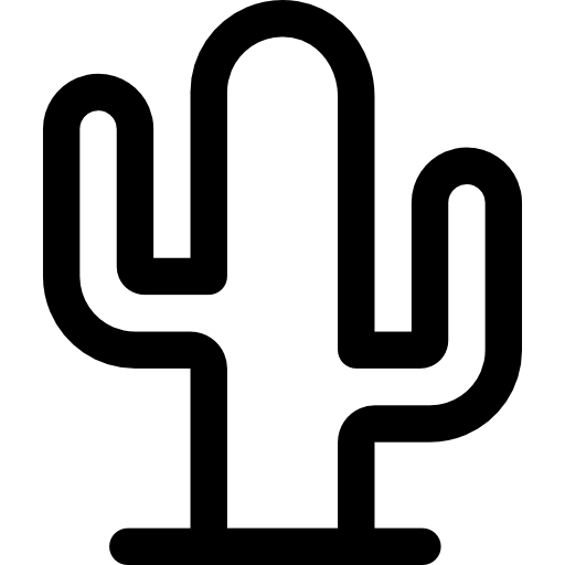 Cactus Basic Rounded Lineal icon