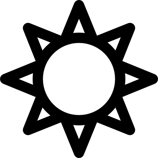 太陽 Basic Rounded Lineal icon