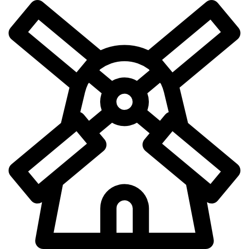 風車 Basic Rounded Lineal icon