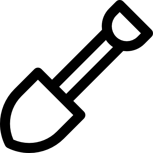 Shovel Basic Rounded Lineal icon