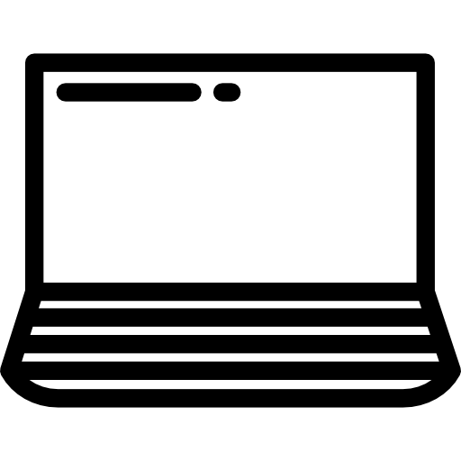 Laptop Detailed Rounded Lineal icon