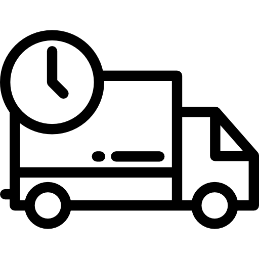 camion de livraison Detailed Rounded Lineal Icône