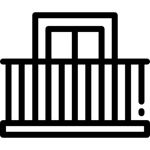 Balcony Detailed Rounded Lineal icon