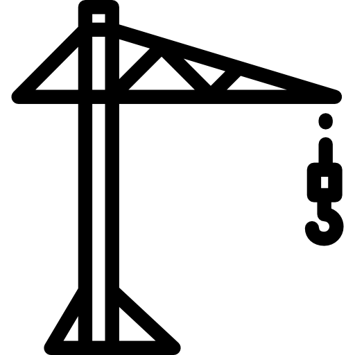 Crane Detailed Rounded Lineal icon
