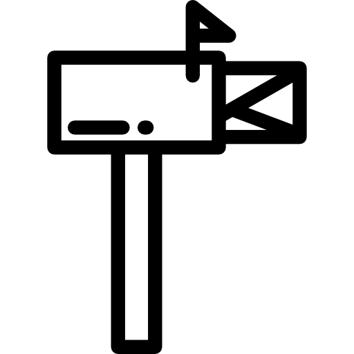 caixa de correio Detailed Rounded Lineal Ícone