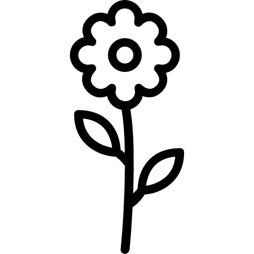 kwiat Basic Miscellany Lineal ikona