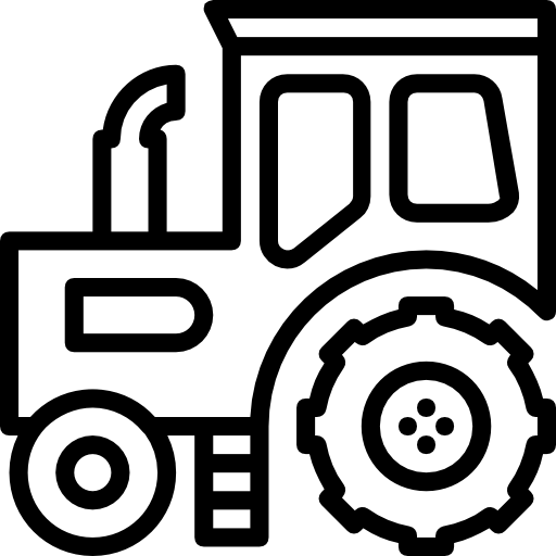 tractor Basic Miscellany Lineal icoon