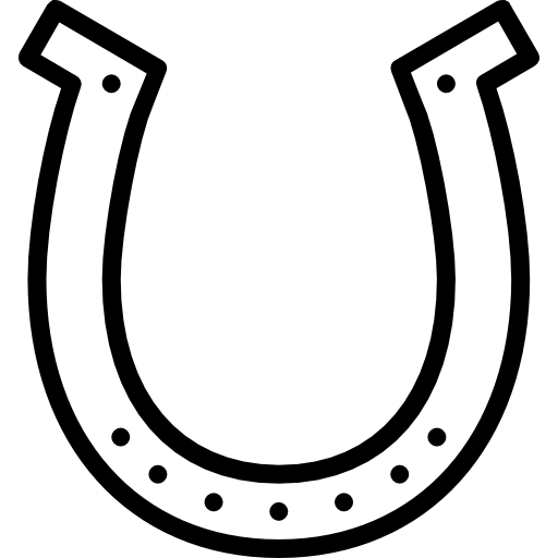 ferro di cavallo Basic Miscellany Lineal icona
