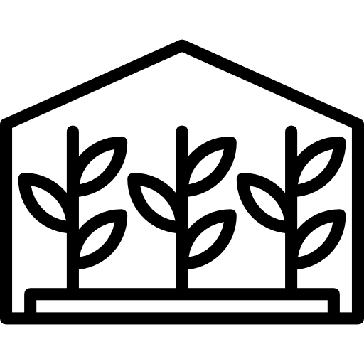 invernadero Basic Miscellany Lineal icono