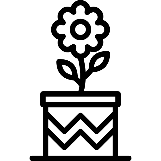 Flower Basic Miscellany Lineal icon