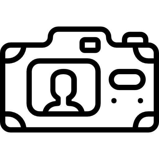 cámara fotográfica Basic Miscellany Lineal icono