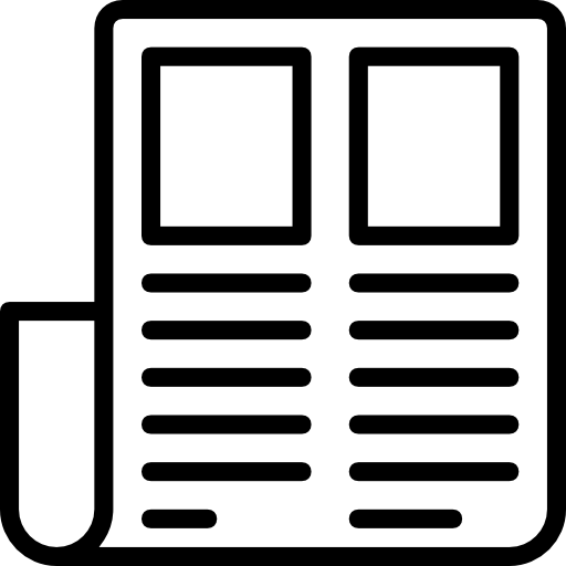 zeitung Basic Miscellany Lineal icon