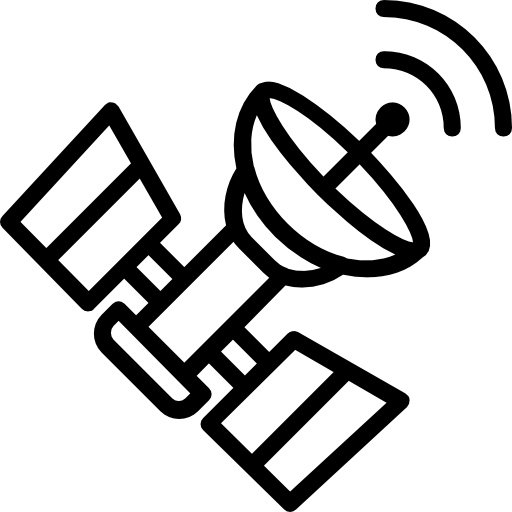 satelliet Basic Miscellany Lineal icoon