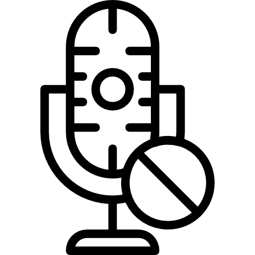 Microphone Basic Miscellany Lineal icon