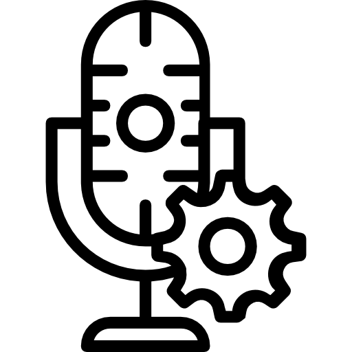 micrófono Basic Miscellany Lineal icono