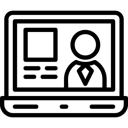 laptop Basic Miscellany Lineal ikona