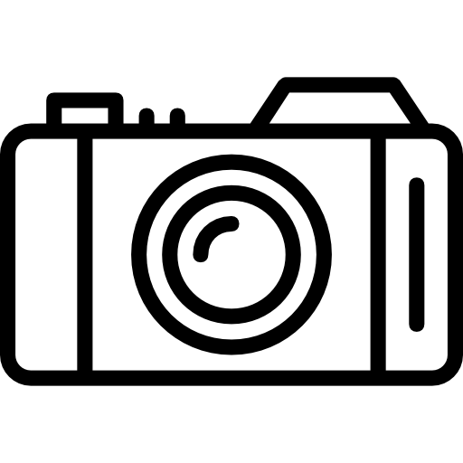 cámara fotográfica Basic Miscellany Lineal icono