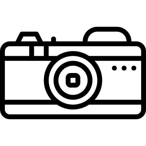 fotocamera Basic Miscellany Lineal icona