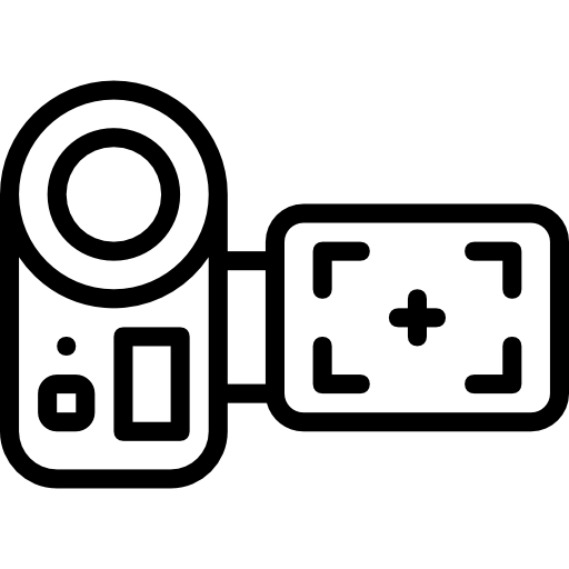 Camcorder Basic Miscellany Lineal icon