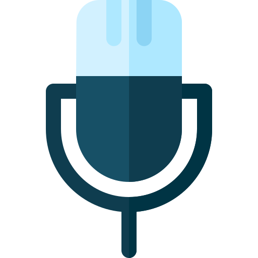 Microphone Basic Rounded Flat icon