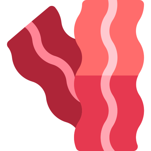 bacon Basic Rounded Flat Ícone