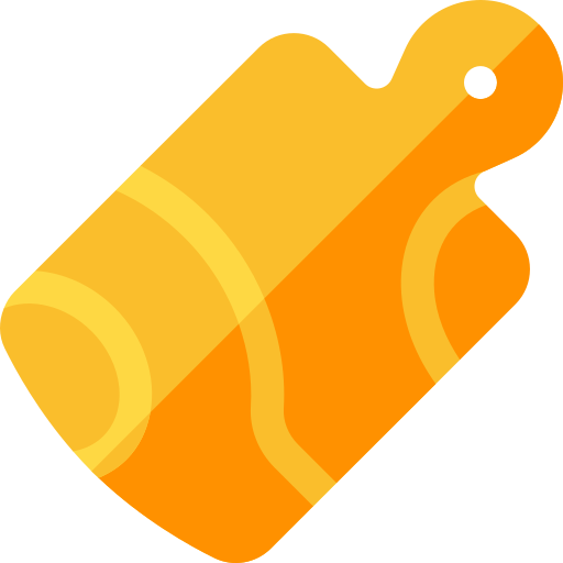 snijplank Basic Rounded Flat icoon