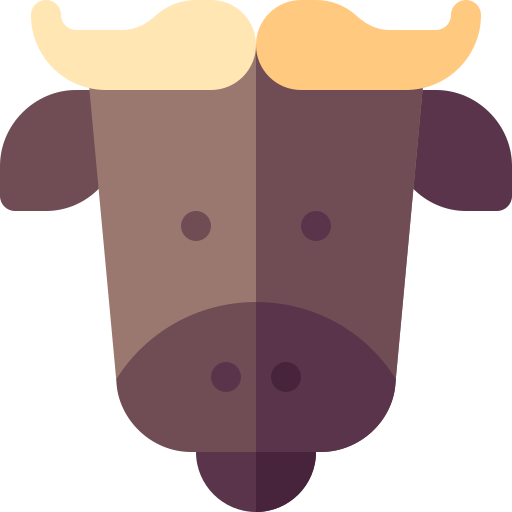 Bull Basic Rounded Flat icon