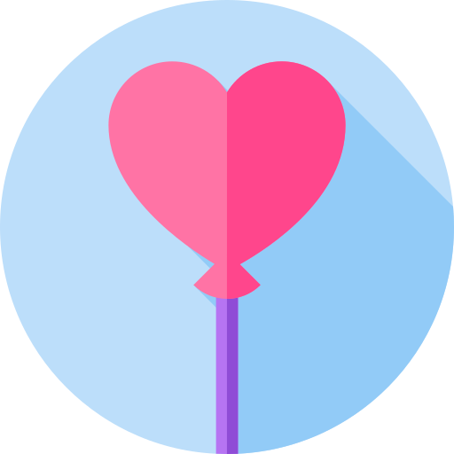 balon Flat Circular Flat ikona