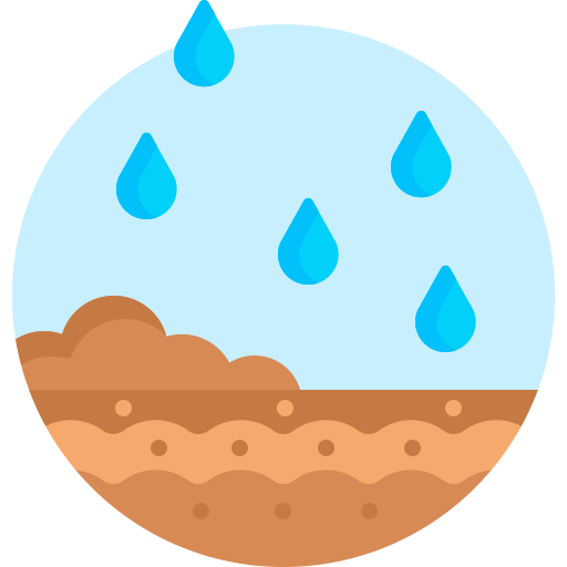 土壌 Detailed Flat Circular Flat icon