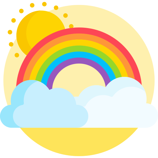 arco iris Detailed Flat Circular Flat icono