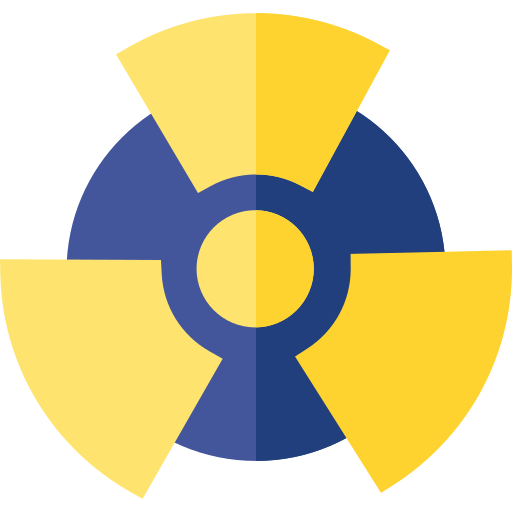 radioattività Basic Straight Flat icona