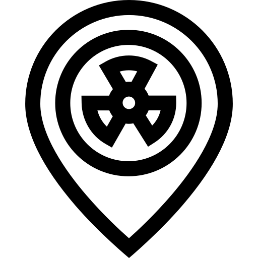 localização Basic Straight Lineal Ícone