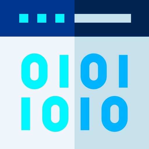 Binary Basic Straight Flat icon