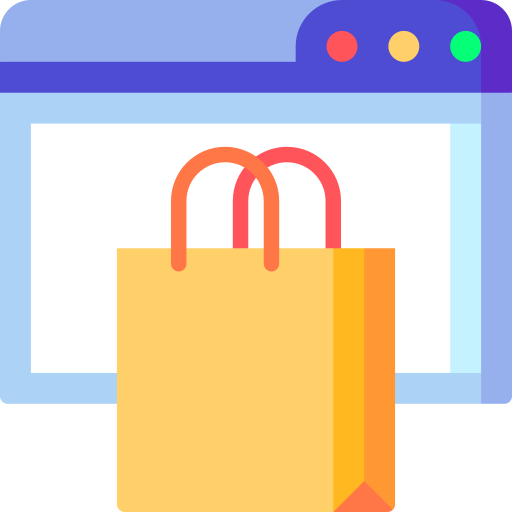 online einkaufen Special Flat icon