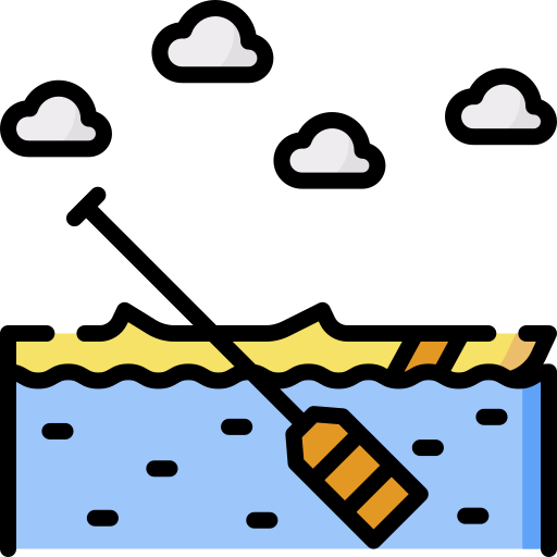 canoa Special Lineal color icono