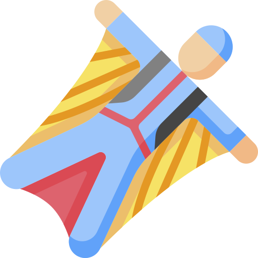Wingsuit Special Flat icon